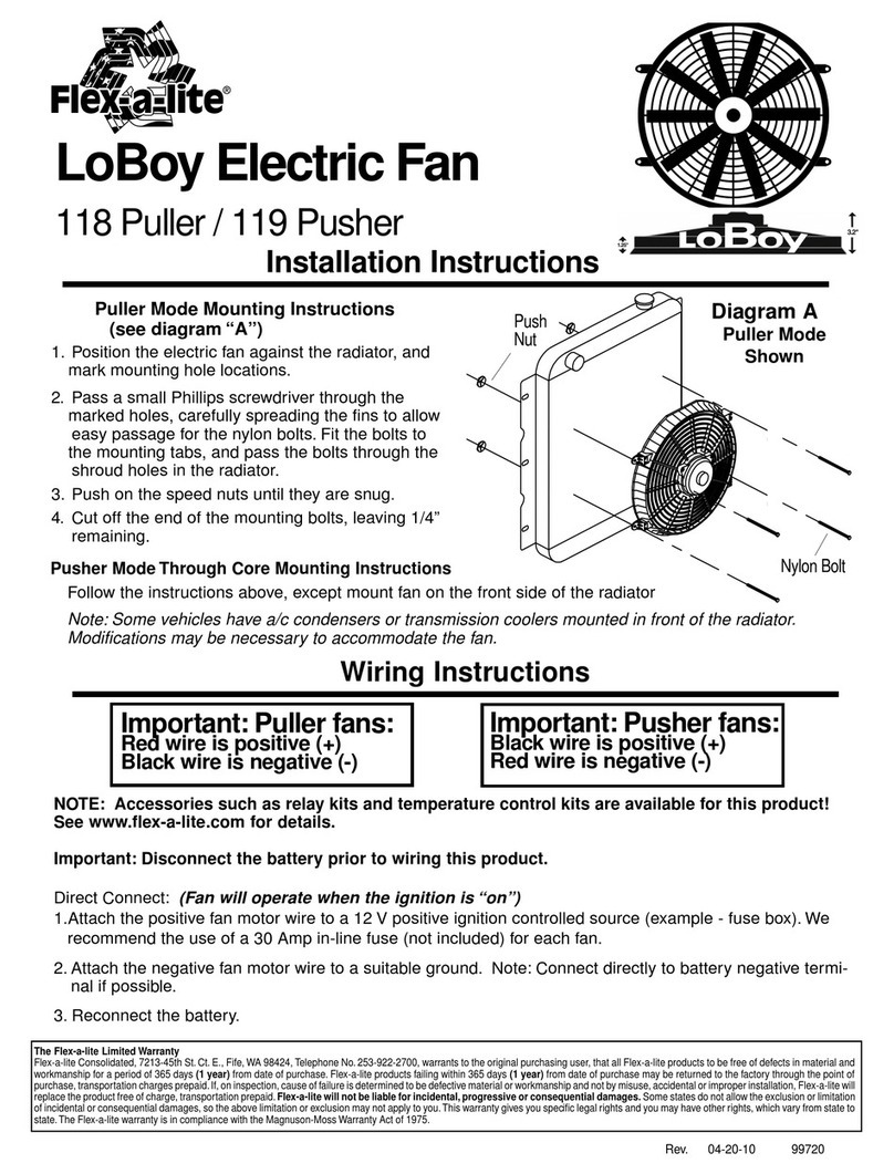 Flex-a-Lite LoBoy 118 Puller User manual