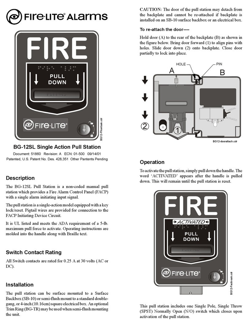 Fire-Lite BG-12SL Installation