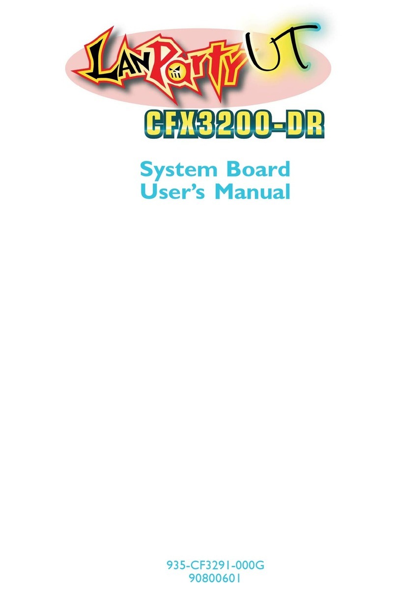 DFI LanParty UT CFX3200-DR user manual