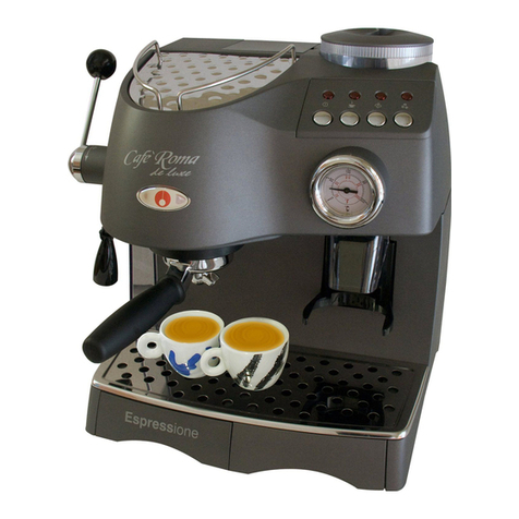 Espressione Cafe Roma De Luxe User manual Espressione Cafe Roma De Luxe User manual