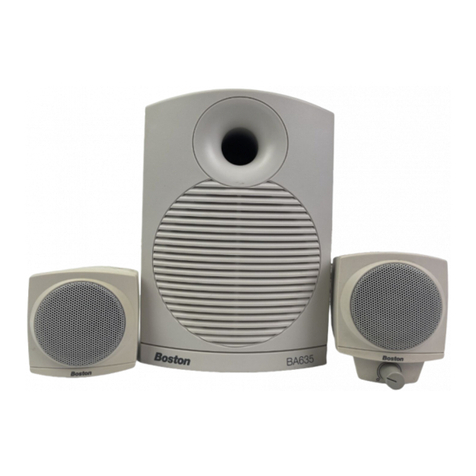 Boston Acoustics BA635 manual