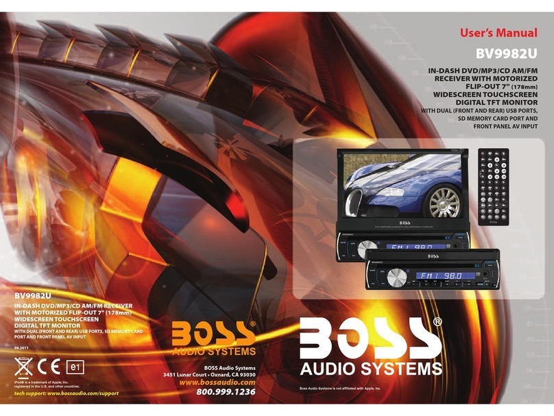 Boss Audio Systems BV9982U User manual