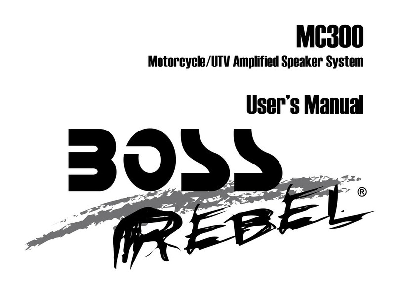 Boss Audio Systems Rebel MC300 user manual