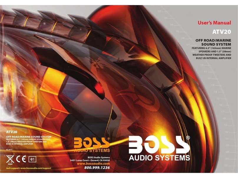 Boss Audio Systems ATV20 user manual