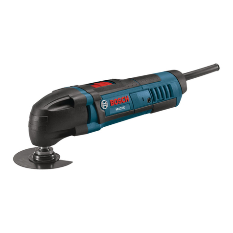 Bosch Multi-X MX25E Assembly instructions