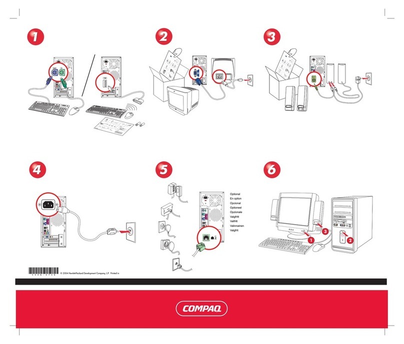 Compaq Presario SR1300 - Desktop PC Setup poster