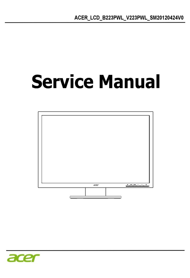 Acer B223PWL User manual