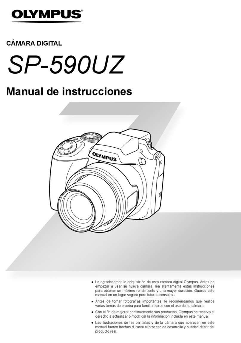 Olympus SP-590 UZ - Digital Camera - Compact Setup guide