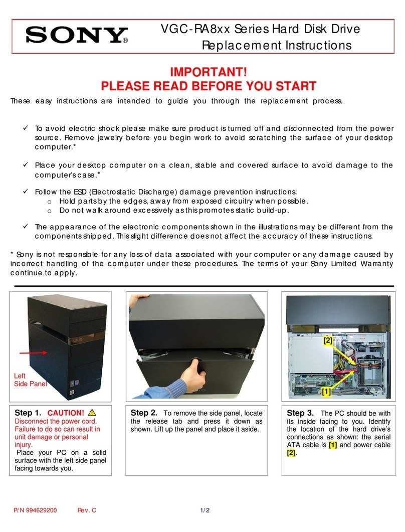 Sony VGC-RA810G Guide