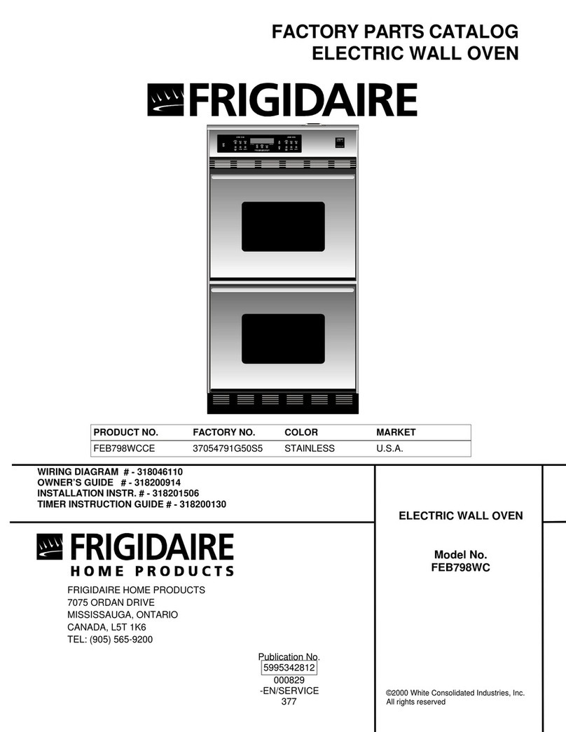 Frigidaire FEB798WCCE Instruction Manual Frigidaire FEB798WCCE Instruction Manual