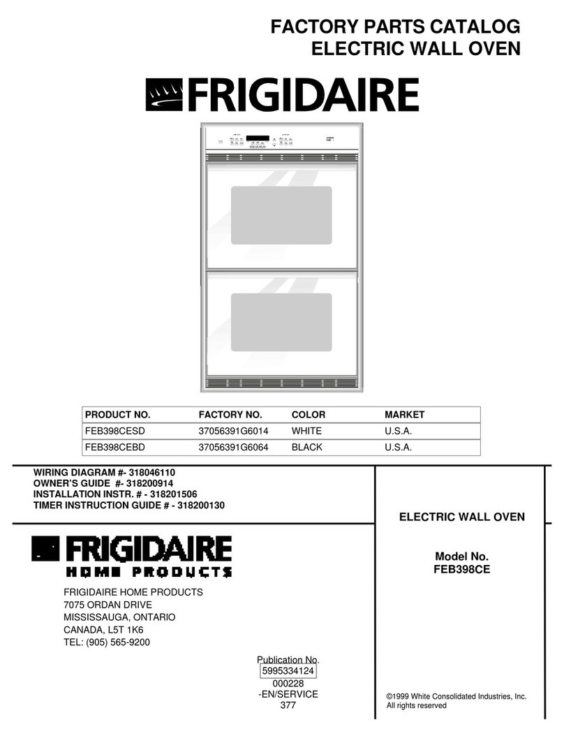 Frigidaire FEB398CEBD Instruction Manual