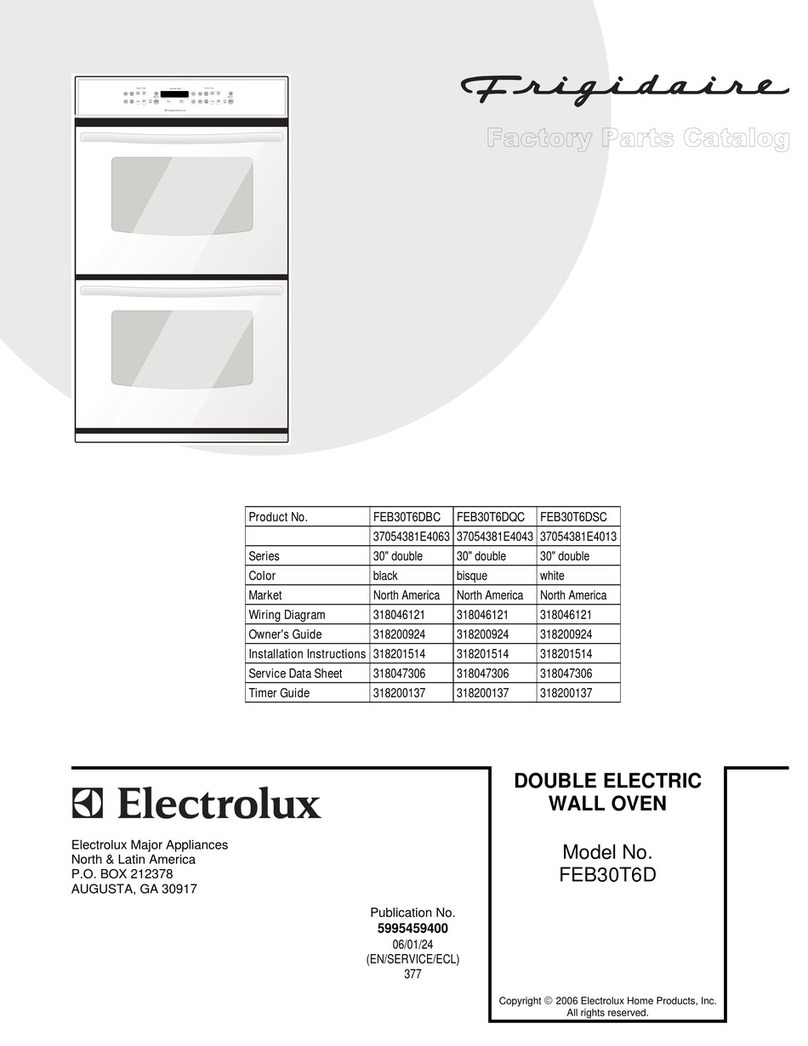 Frigidaire FEB30T6DBC Instruction Manual