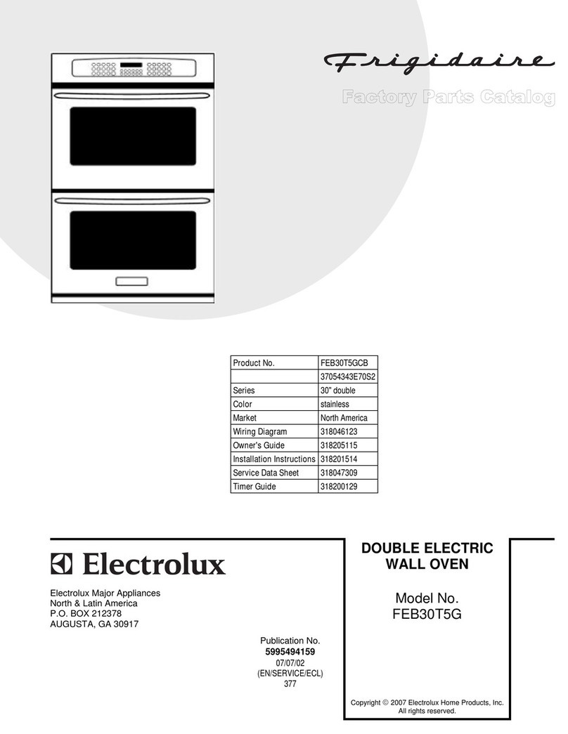 Frigidaire FEB30T5GCB Instruction Manual