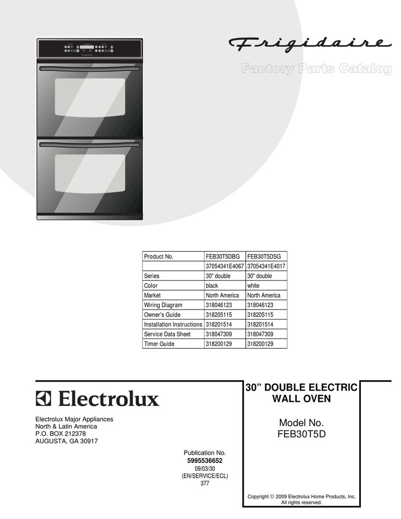 Frigidaire FEB30T5DBG Instruction Manual Frigidaire FEB30T5DBG Instruction Manual
