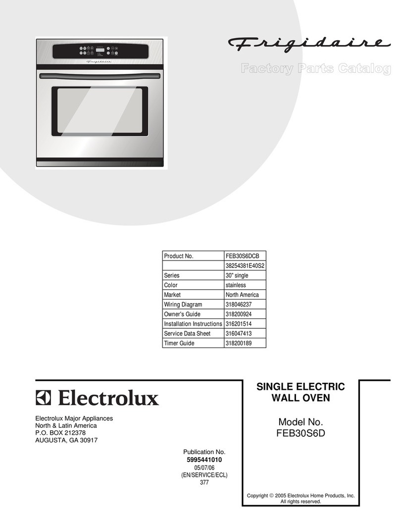 Frigidaire FEB30S6DCB Instruction Manual