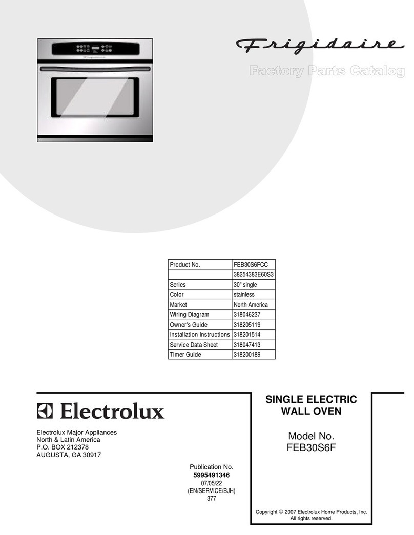 Frigidaire FEB30S6FCC Instruction Manual