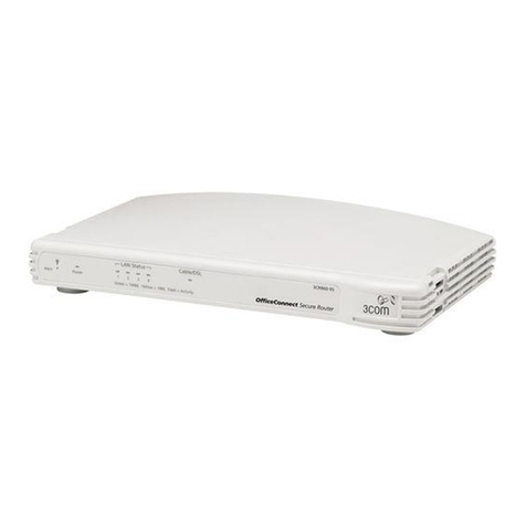 3Com 3CR860-95 - OfficeConnect Secure Router User manual