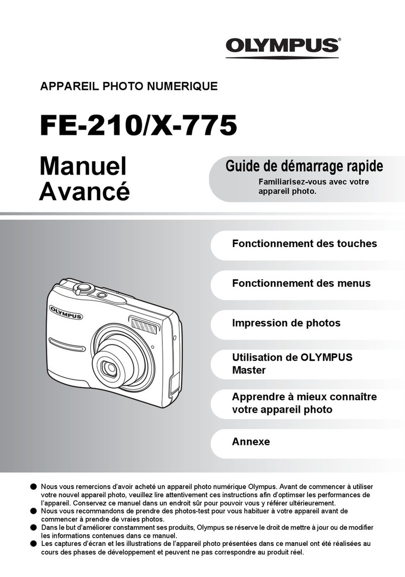 Olympus FE210 - 7.1 MP Digital Camera Manuel Avancé