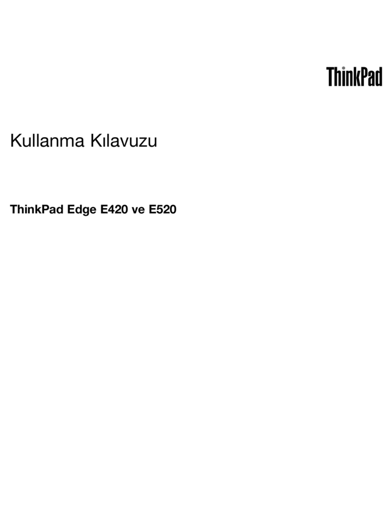 Lenovo ThinkPad Edge E420 User manual