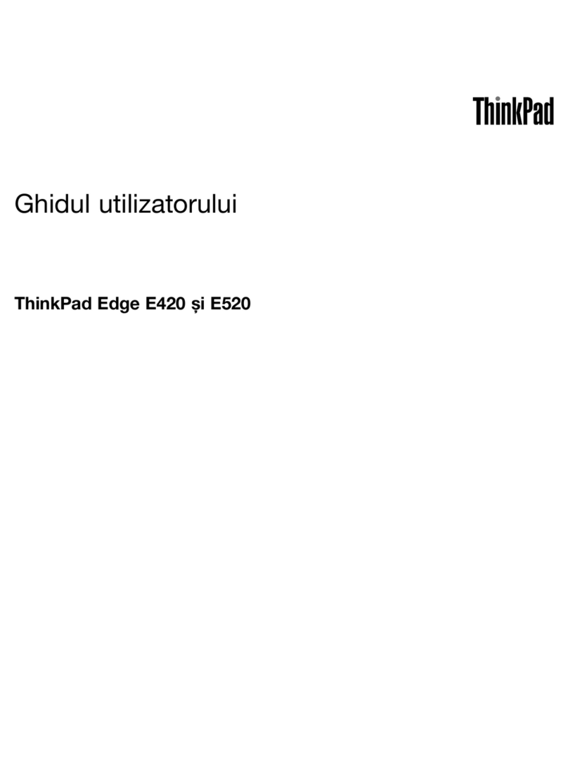 Lenovo ThinkPad Edge E420 User manual