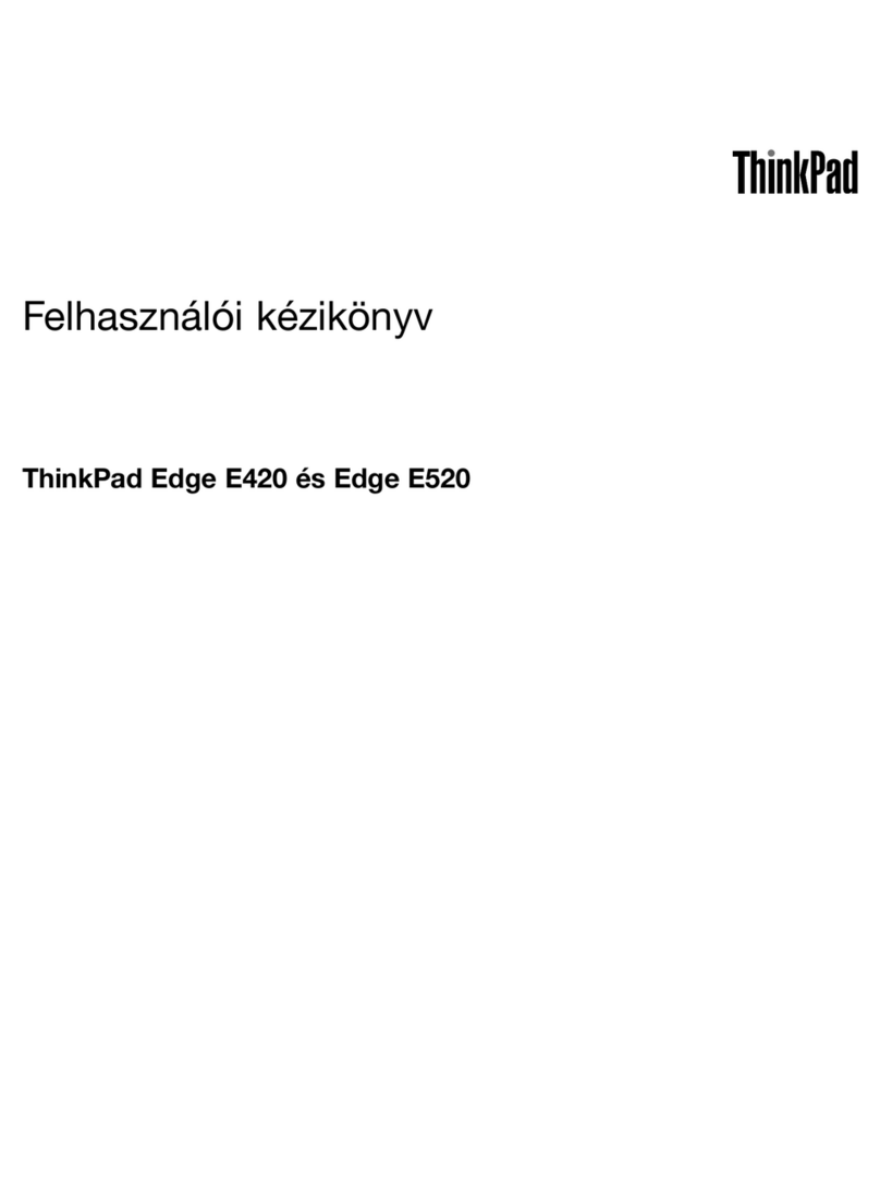 Lenovo ThinkPad Edge E420 User manual
