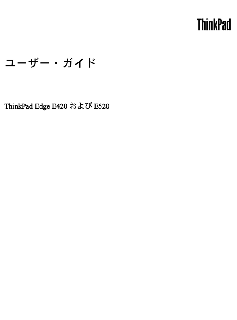 Lenovo ThinkPad Edge E420 user guide