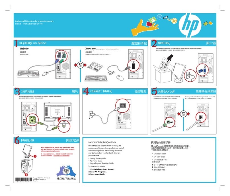 HP Pavilion a1500 - Desktop PC How to use HP Pavilion a1500 - Desktop PC How to use