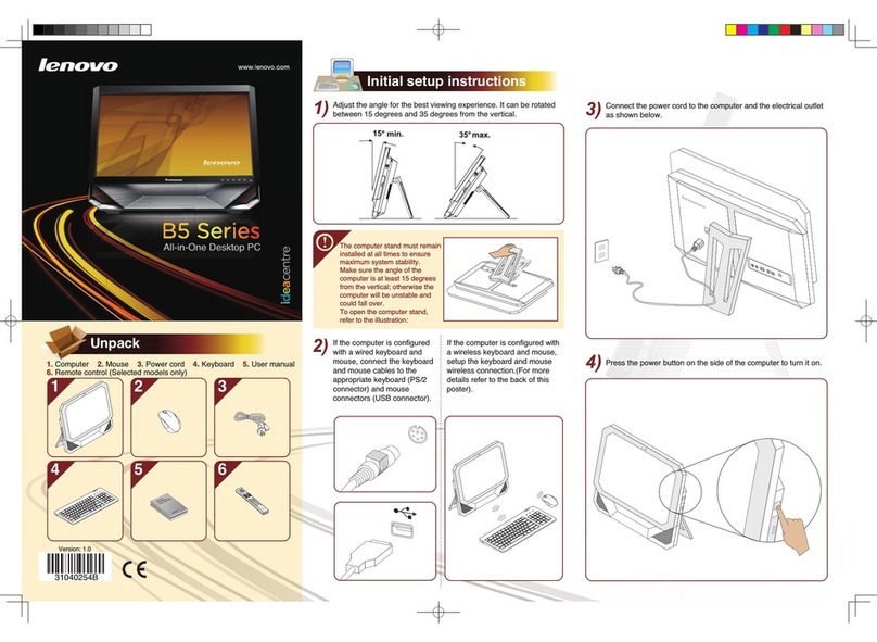 Lenovo IdeaCentre B500 User manual
