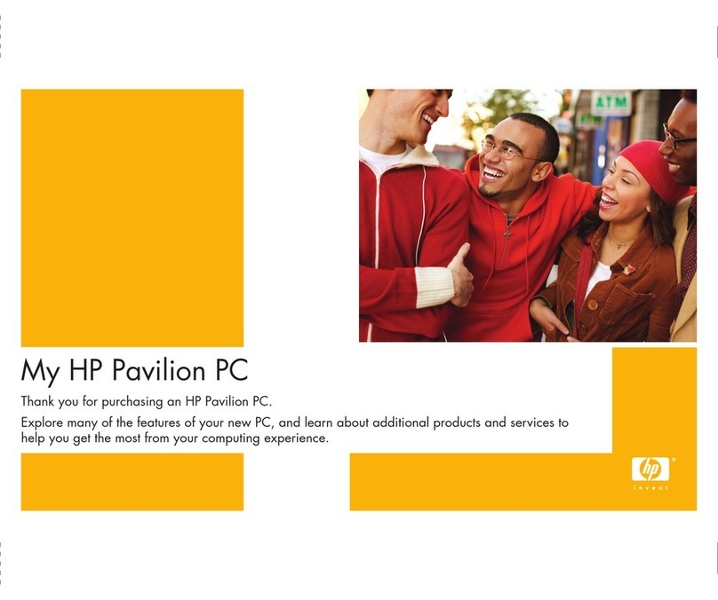 HP Pavilion a1600 - Desktop PC User manual