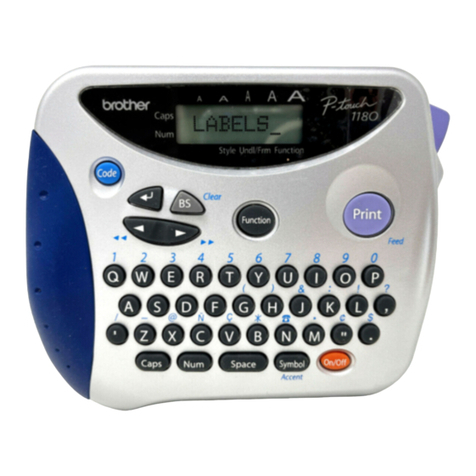 Brother P-Touch PT-1180 Service manual