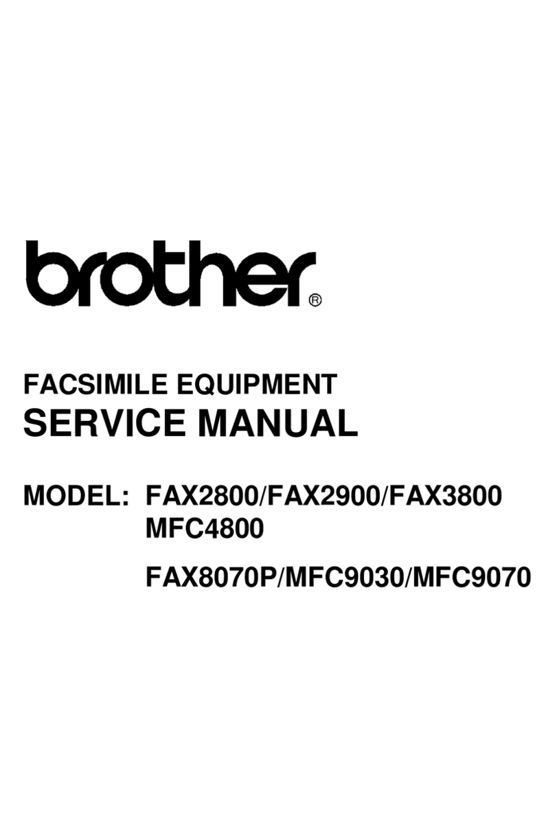 Brother FAX-2800 User manual Brother FAX-2800 User manual