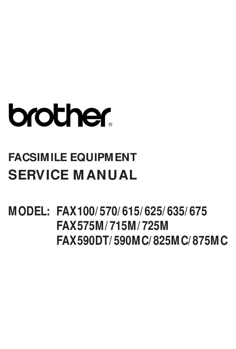 Brother FAX100 User manual