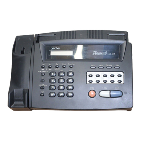 Brother FAX 255 User manual Brother FAX 255 User manual