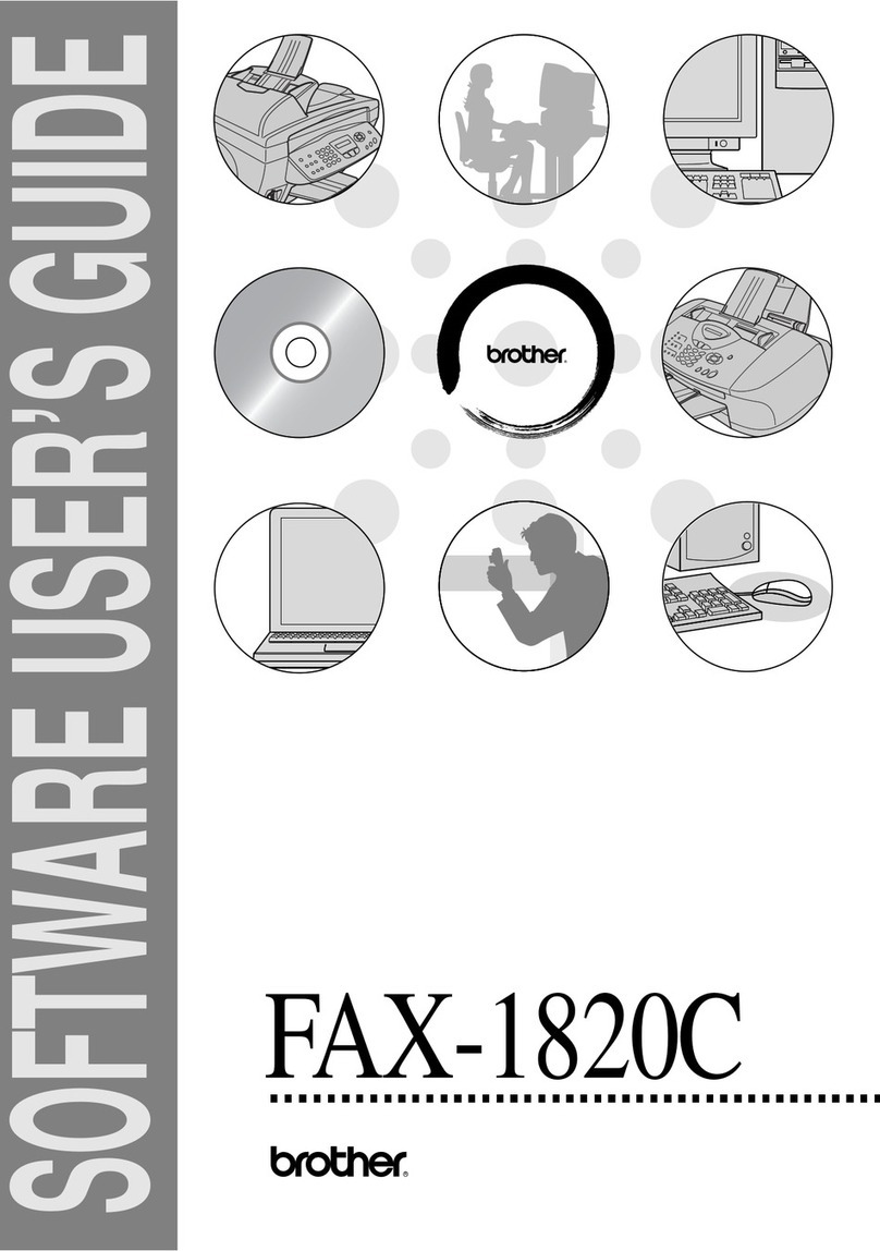 Brother FAX-1820C Safety guide