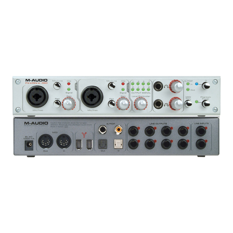 M-Audio FireWire 410 user manual