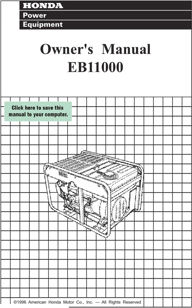 Honda EB11000 User manual