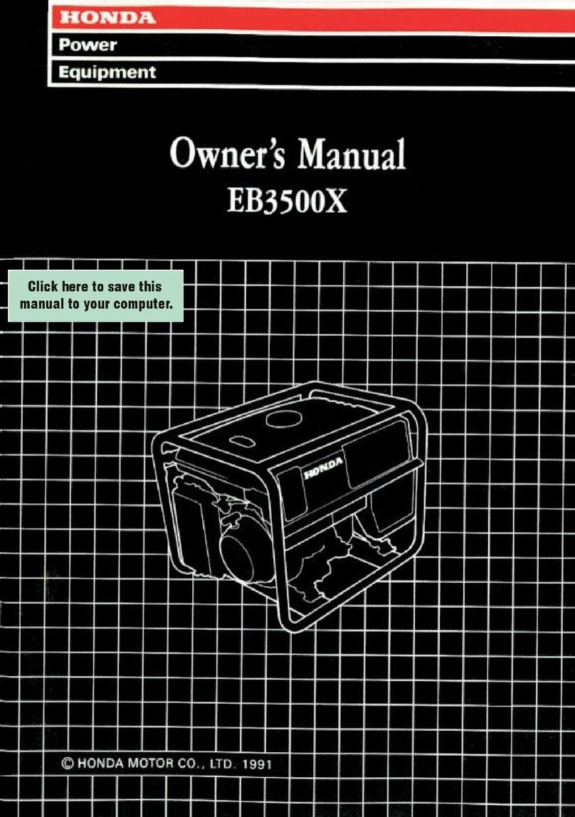 Honda EB3500X User manual