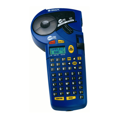 Brady LABPAL User manual