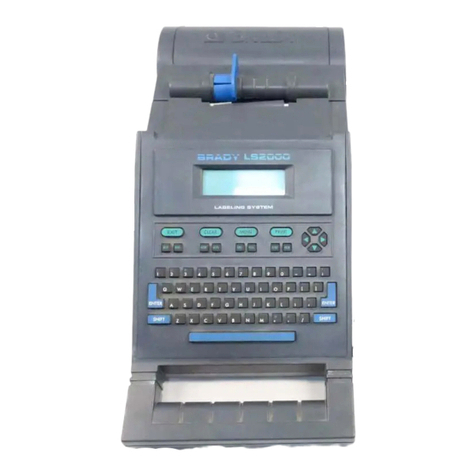 Brady LS2000 User manual