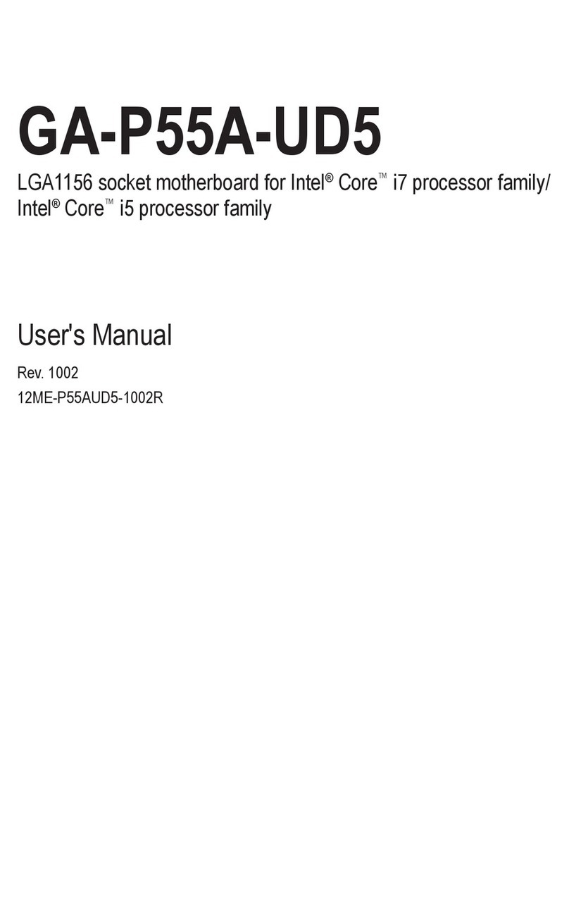 Gigabyte GA-P55A-UD5 user manual