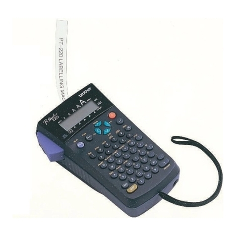 Brother P-touch PT-210E parts reference list