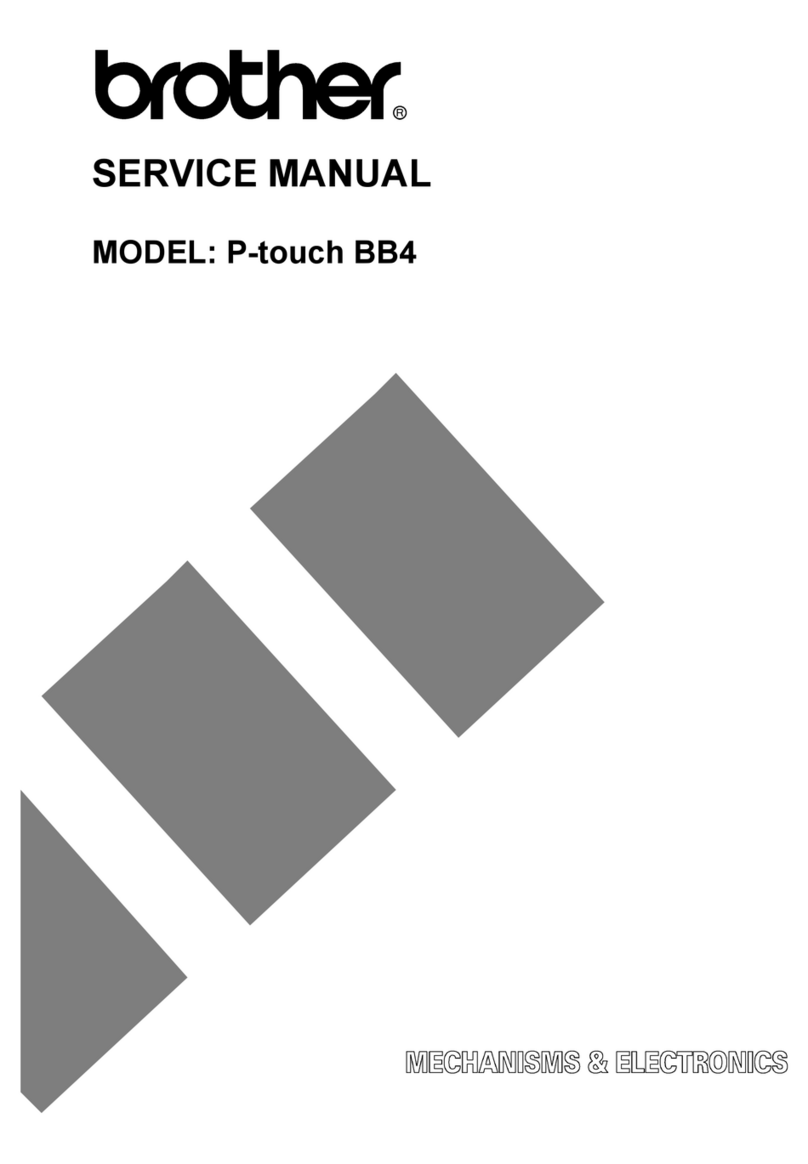 Brother P-touch BB4 User manual
