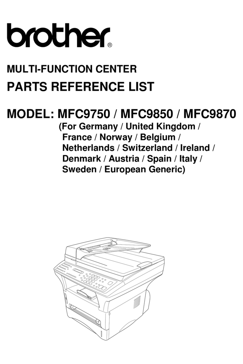 Brother MFC-9750 User manual