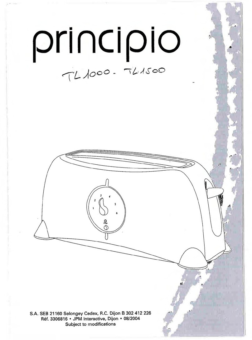 Moulinex Principio TL1000 instructions