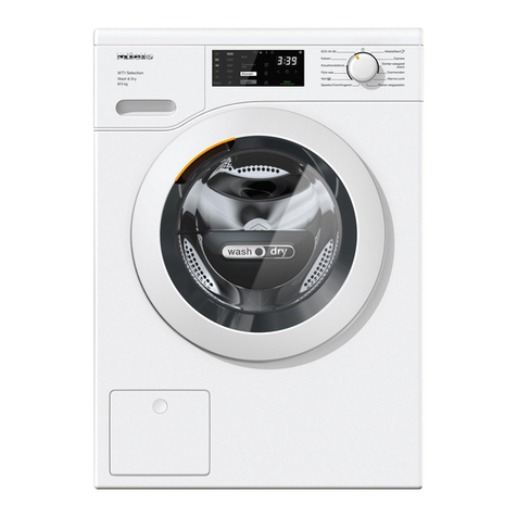 Miele W 163 operating instructions