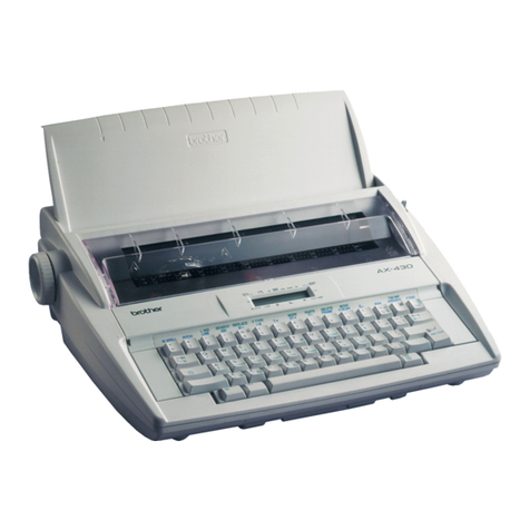 Brother AX-430 User manual