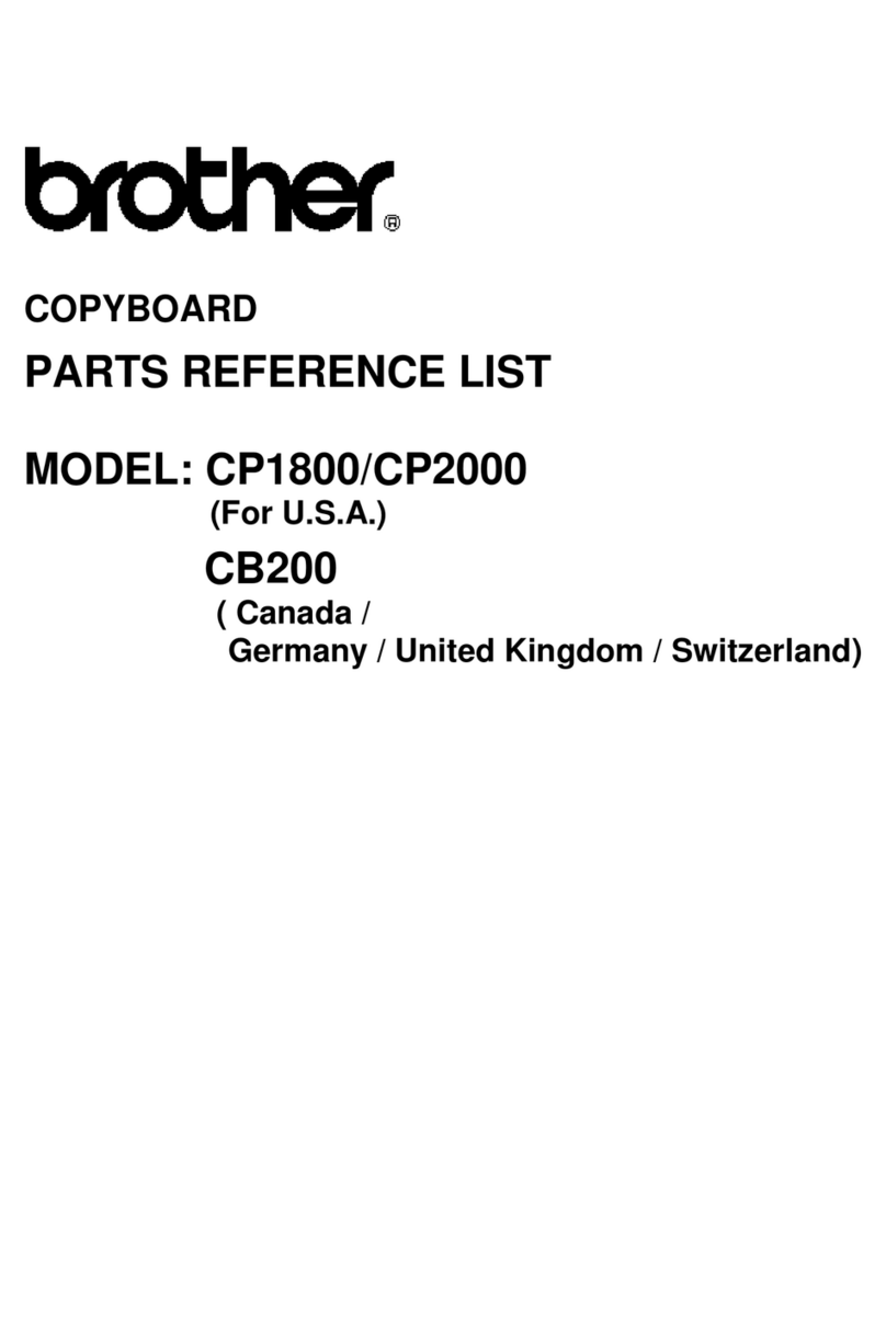 Brother CB200 parts reference list