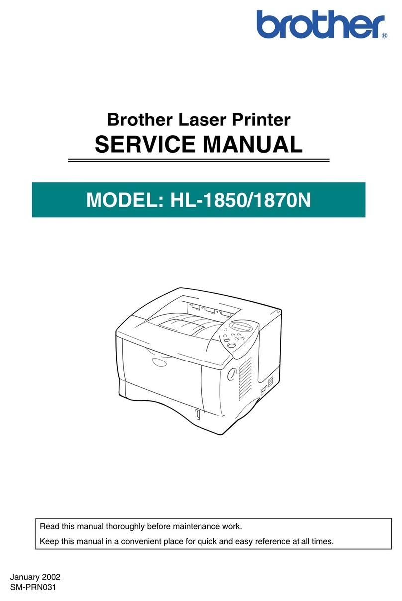 Brother HL-1850 User manual