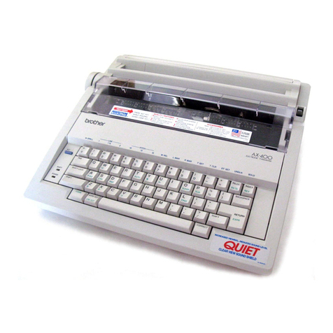 Brother AX400 parts reference list