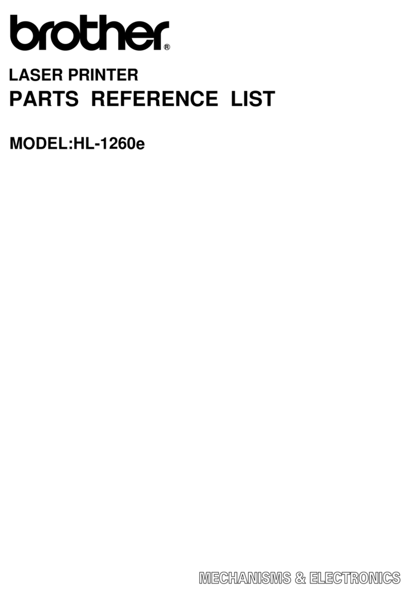 Brother HL-1260E User manual